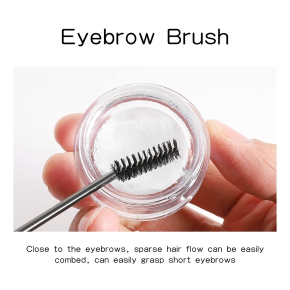 Clear Eyebrow Gel- Eye Brow Gel Eyebrow Styling Wax for Feathery & Fluffy Brows - Picture 4 of 9